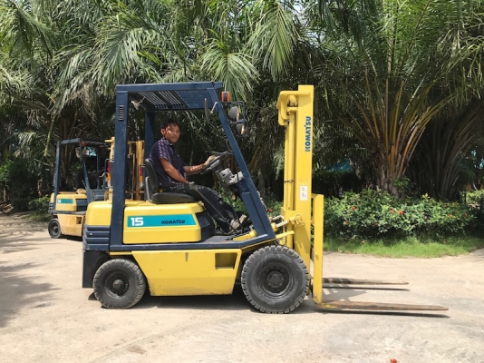 ขายFORKLIFT KOMATSU FG15-15(1.5ตัน) สวยเดิมจากญี่ปุ่น ยังไม่เคยใช้ในไทย 115,000เท่านั้น!!