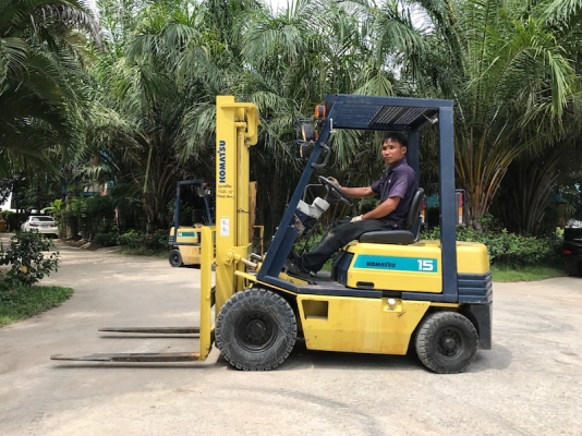 ขายFORKLIFT KOMATSU FG15-15(1.5ตัน) สวยเดิมจากญี่ปุ่น ยังไม่เคยใช้ในไทย 115,000เท่านั้น!!