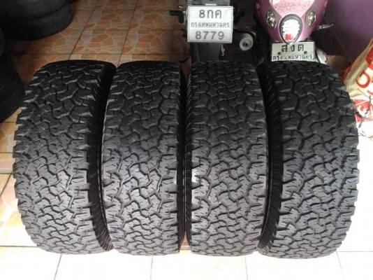ยาง BF Goodrich All-Terrain T/A KO 265/70R16 ผลิตปี 2015 ยางสวย ดอกหนา ไม่บั้ง ขายถูก 4 เส้น 14800.-