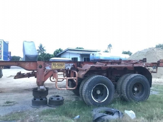 เหลือ 4 หาง ขายพื้นเรียบและ หางก้างปลา 2 เพลา 7 หาง หางละ 95,000 บาท   1 หาง 95,000 พื้นเรียบ 2 เพลา ยาว 8.5 เมตร เอกสารเล่มทะเบียน ม.79  3 หางละ 75,000 ก้างปลา 2 เพลา ยาว 7.5 เมตร (ไม่มีเล่มเล่มทะเบียน)  รถอยู่  นครปฐม โทร 0610710295  สนใจ รายการสินค้า อ