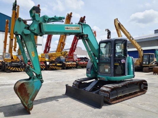 รถขุด 7.5ตัน KOBELCO SK75UR-3ES ออฟเซ็ตบูม มือสองญี่ปุ่น