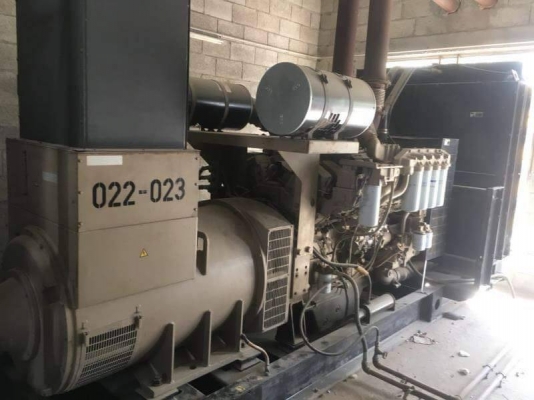 เครื่องปั่นไฟ CUMMINS QST30-G ขนาด 1000kVA/800kW ปี 2006 ใช้งานมา 3,000ชม เครื่องปั่นไฟ CUMMINS QST30-G ขนาด 1000kVA/800kW ปี 2006 ใช้งานมา 3,000ชม