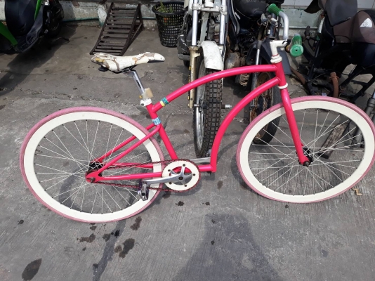 จักรยานฟิกเกียร์ เก่าจอด