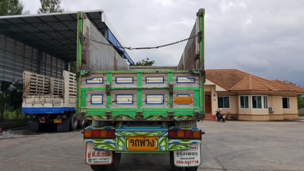 HINO 3M เครื่องเดิม M10C 240 แรง ปี 38 เกียร์เดิมสโลยก แม่ลูกดัมพ์ รถโรงสีออกป้ายแดง ลูกต่อใหม่ ปี 54 อู่ CT