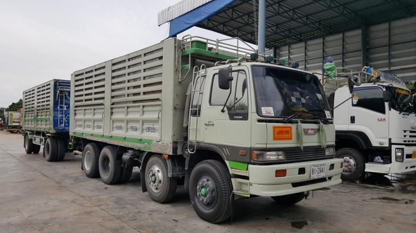 HINO 3M เครื่องเดิม M10C 240 แรง ปี 38 เกียร์เดิมสโลยก แม่ลูกดัมพ์ รถโรงสีออกป้ายแดง ลูกต่อใหม่ ปี 54 อู่ CT
