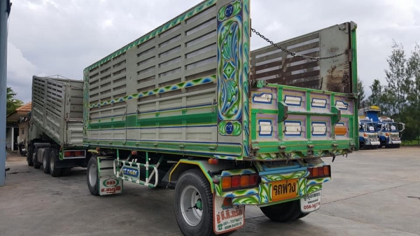 HINO 3M เครื่องเดิม M10C 240 แรง ปี 38 เกียร์เดิมสโลยก แม่ลูกดัมพ์ รถโรงสีออกป้ายแดง ลูกต่อใหม่ ปี 54 อู่ CT