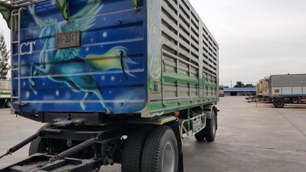 HINO 3M เครื่องเดิม M10C 240 แรง ปี 38 เกียร์เดิมสโลยก แม่ลูกดัมพ์ รถโรงสีออกป้ายแดง ลูกต่อใหม่ ปี 54 อู่ CT