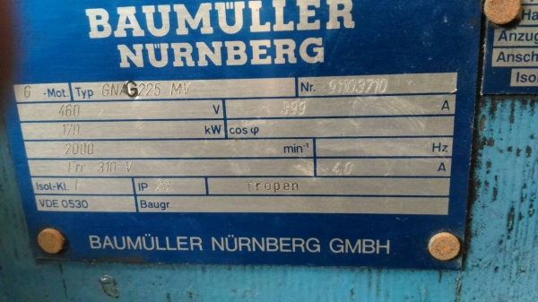 ขามอเตอร์ DC 170 kW เก่าเก็บ