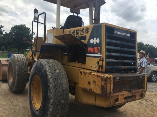 รถตัก WA100-1 รถพร้อมใช้งาน ดีทุกจุด เครื่องแห้งกริบ