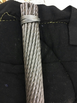 สลิงไส้เหล็ก ขนาด 9 mm.