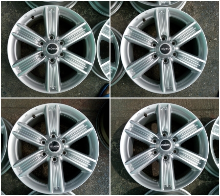 แม็กเดิม ISUZU D-Max ขอบ 16 17 18 สภาพเดิมๆ ไม่คดไม่ดุ้ง มีรอยเล็กน้อย ไม่มีผลต่อการใช้งานครับ