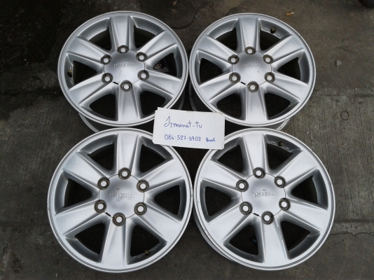 แม็กเดิม ISUZU D-Max ขอบ 16 17 18 สภาพเดิมๆ ไม่คดไม่ดุ้ง มีรอยเล็กน้อย ไม่มีผลต่อการใช้งานครับ