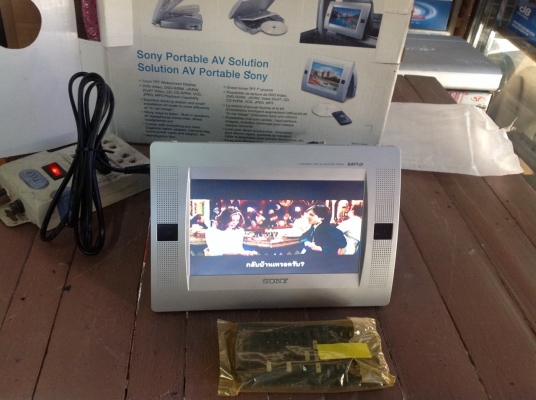 dvd sony รับวิทยุได้ตัวโชว์เก่าเก็บอุปกรณ์ครบ