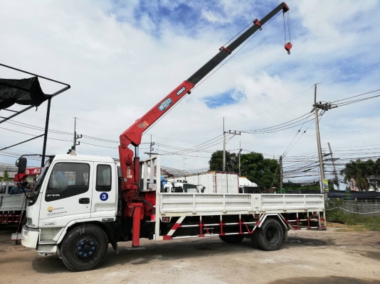 ขาย Isuzu DECA  ปี 48 หกล้อติดเครน Unic  5 ตัน 4 ปอก