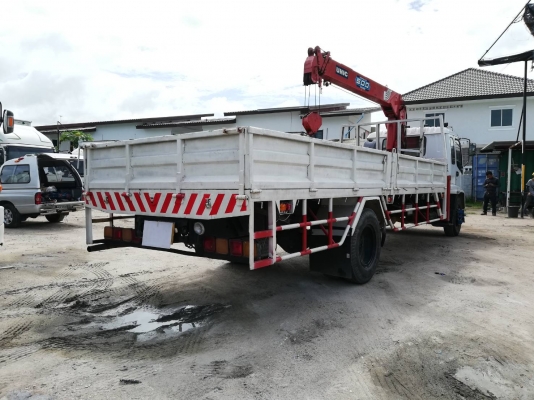 ขาย Isuzu DECA  ปี 48 หกล้อติดเครน Unic  5 ตัน 4 ปอก