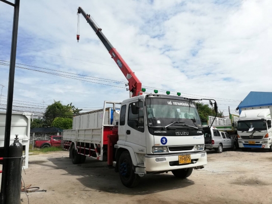 ขาย Isuzu DECA  ปี 48 หกล้อติดเครน Unic  5 ตัน 4 ปอก