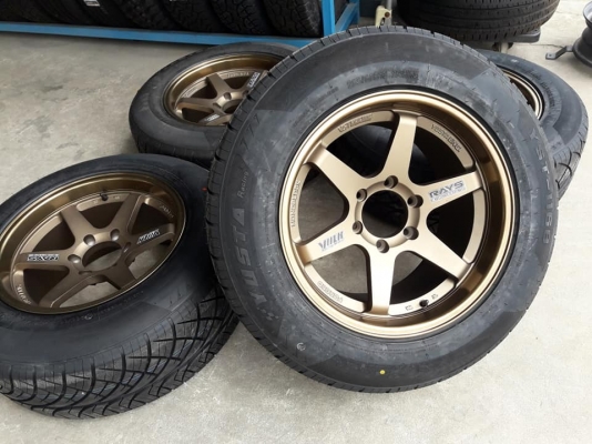 ขายล้อแม็กใหม่ te37 18 ยางใหม่ปี18