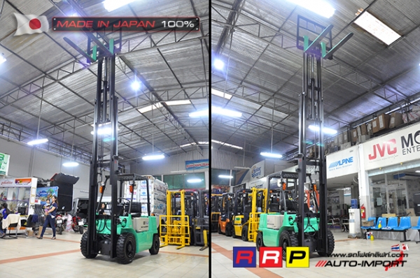 ขายรถโฟล์คลิฟท์มือสอง MITSUBISHI รุ่น F20A500M-73173 นำเข้าจากประเทศญี่ปุ่น 100\% ไม่เคยใช้งานในไทย