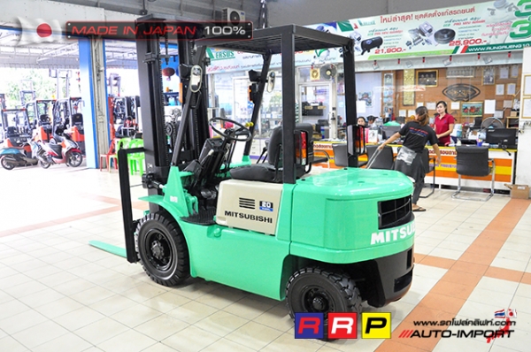 ขายรถโฟล์คลิฟท์มือสอง MITSUBISHI รุ่น F20A500M-73173 นำเข้าจากประเทศญี่ปุ่น 100\% ไม่เคยใช้งานในไทย