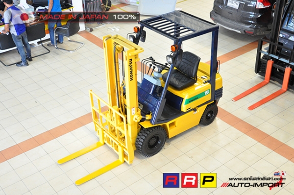 ขายรถโฟล์คลิฟท์มือสอง KOMATSU รุ่น FD15-15-312080 นำเข้าจากประเทศญี่ปุ่น 100\% ไม่เคยใช้งานในไทย ขายรถโฟล์คลิฟท์มือสอง KOMATSU รุ่น FD15-15-312080 นำเข้าจากประเทศญี่ปุ่น 100\% ไม่เคยใช้งานในไทย