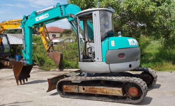 ขายด่วนรถเเบคโฮ โกเบโก้SK75หัวเก๋งสวยรถนอกเพื่งนำเข้ามาใหม่สวยเดิมๆเคื่องดีปั่มแรงคอลโทลน้ำมันปั้มนิ้ว บูมอามร์สวยเร็วแรงไม่โหลด เครื่องอีซูซู4สูบ 4JB1ระบบเต่ากะต่ายลายหัวแย็กครบพร้อมใช้รถยังไม่เคยใช้งานในไทยเลย