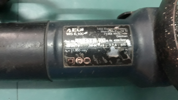 ขายหินเจียร์ AEG MADE IN GERMANY.มือสองสภาพดีไม่มีที่ถอดใบ