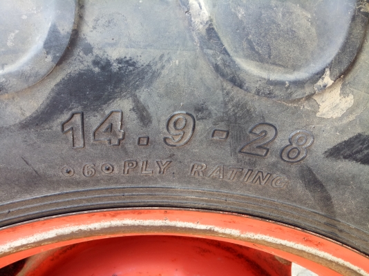 กะทะล้อหลังรถไถ ขอบ 28 ใช้กับรถ M6000, M5000