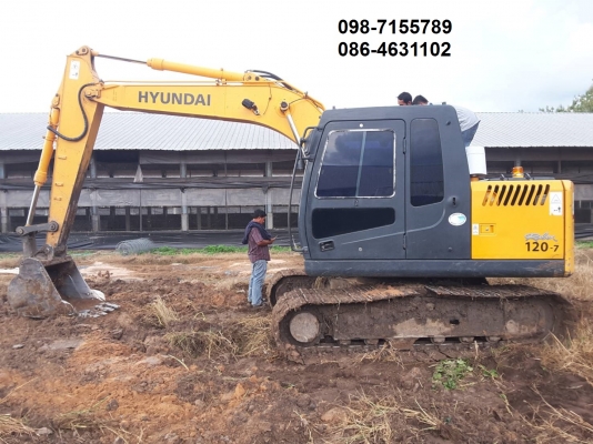 ขาย!! >>> Hyundai Robex120 รุ่น 7 ไมล์น้อย พร้อมใช้งาน <<< เบอร์ติดต่อ 098-7155789 086-4631102