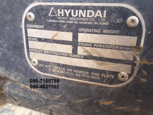 ขาย!! >>> Hyundai Robex120 รุ่น 7 ไมล์น้อย พร้อมใช้งาน <<< เบอร์ติดต่อ 098-7155789 086-4631102