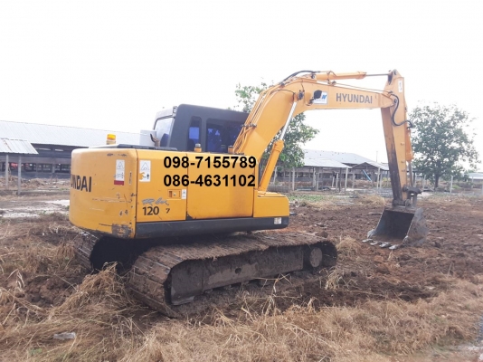 ขาย!! >>> Hyundai Robex120 รุ่น 7 ไมล์น้อย พร้อมใช้งาน <<< เบอร์ติดต่อ 098-7155789 086-4631102