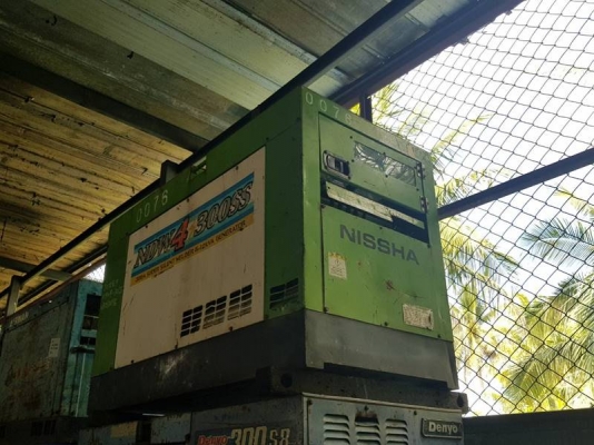 NDW4-300SS - Nissha เครื่องเชื่อม 300Amp. &amp; ปั่นไฟ 10kva. นำเข้าจากญี่ปุ่น