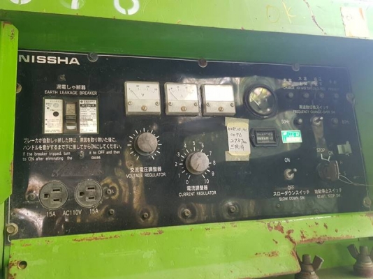 NDW4-300SS - Nissha เครื่องเชื่อม 300Amp. &amp; ปั่นไฟ 10kva. นำเข้าจากญี่ปุ่น