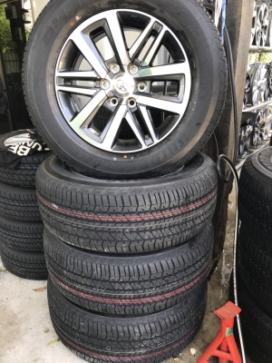 ล้อ  all new fortuner ขอบ 18พร้อมยางบิสโตน ถอดรถป้ายแดง