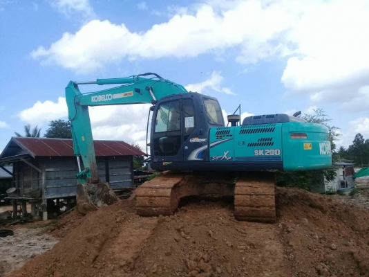 รถแมคโค SK. รุ่น8. Super. Xm   มีเล่มทะเบียนปี  2016