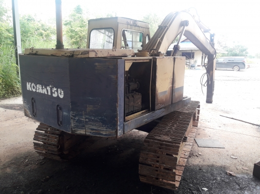 ขายรถแบคโฮ KOMATSU PC120-2 โซ่ปานกลางเอวแน่นเครื่องดีปั้มดี
