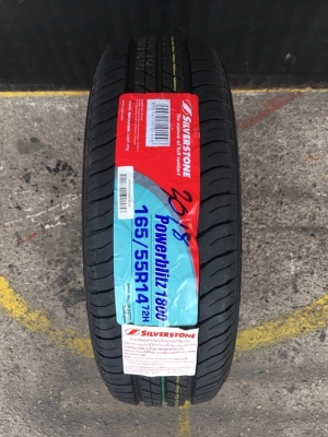 SILVERSTONE Powerblitz 1800 165/55R14 ราคาเส้นละ 1,900 บาท SILVERSTONE Powerblitz 1800 165/55R14 ราคาเส้นละ 1,900 บาท