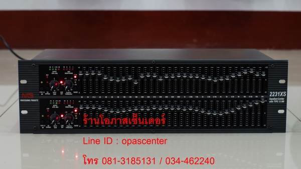 **ลดราคา**NTS อีควอไลเซอร์ (EQ)-2231XS สเตอริโอกราฟฟิกอีควอไลเซอร์ 31+31 แบนด์ สภาพใหม่ ใช้ได้ปกติ