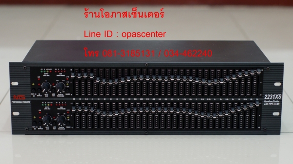 **ลดราคา**NTS อีควอไลเซอร์ (EQ)-2231XS สเตอริโอกราฟฟิกอีควอไลเซอร์ 31+31 แบนด์ สภาพใหม่ ใช้ได้ปกติ **ลดราคา**NTS อีควอไลเซอร์ (EQ)-2231XS สเตอริโอกราฟฟิกอีควอไลเซอร์ 31+31 แบนด์ สภาพใหม่ ใช้ได้ปกติ