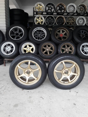 ล้อSSW ขอบ15 4รู100 ยาง185/60/15  4 ล้อ