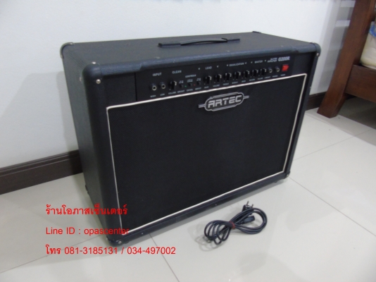 ตู้แอมป์กีต้าร์ ARTEC รุ่น G-200R ดอก 12 นิ้ว 2 ดอก กำลังขับ 200 วัตต์ มือสอง สภาพใหม่