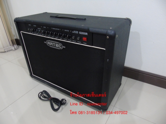 ตู้แอมป์กีต้าร์ ARTEC รุ่น G-200R ดอก 12 นิ้ว 2 ดอก กำลังขับ 200 วัตต์ มือสอง สภาพใหม่ ตู้แอมป์กีต้าร์ ARTEC รุ่น G-200R ดอก 12 นิ้ว 2 ดอก กำลังขับ 200 วัตต์ มือสอง สภาพใหม่