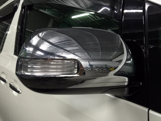 ขายฝาครอบกระจกมองข้างรถตู้ TOYOTA รุ่น ALPHARD ปี08