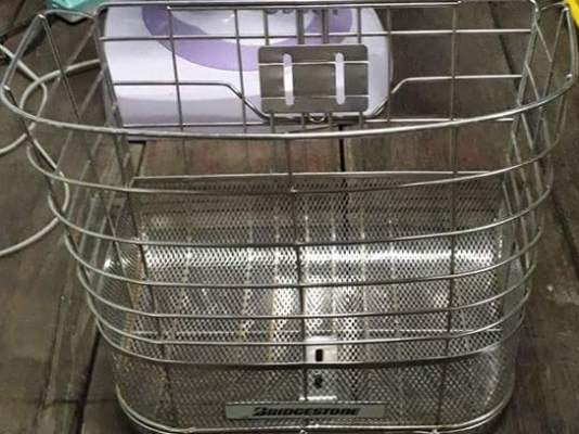 ขายตะแกรงตะกร้า STANLESS STEEL งานดีขนาดใหญ่หนา