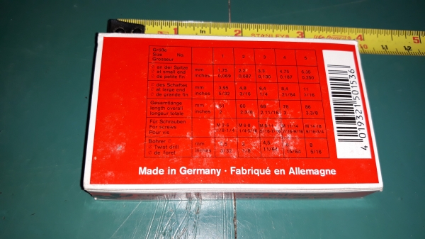 ขายถอนเกลียวซ้ายเยอรมันชุด5ดอกTUBUS Made in Germany. มือสองสภาพดี ขายถอนเกลียวซ้ายเยอรมันชุด5ดอกTUBUS Made in Germany. มือสองสภาพดี