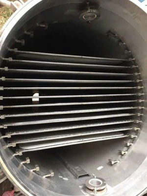 ถังสแตนเลส กรองกลูโคส กว้าง 1.20 เมตรถัง สูง 2 เมตร ความจุ 2,500 ลิตร