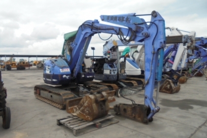 ขายรถแบคโฮ HITACHI EX60 (มีหัวแย็กปูน พร้อมบุ้งกี๋)