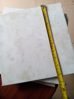 แผ่นเทปล่อน10"*10"*หนา11มม แผ่นเทปล่อน10"*10"*หนา11มม