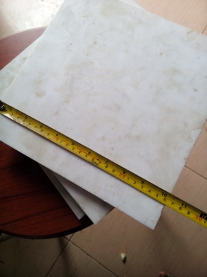 แผ่นเทปล่อน10&quot;*10&quot;*หนา11มม