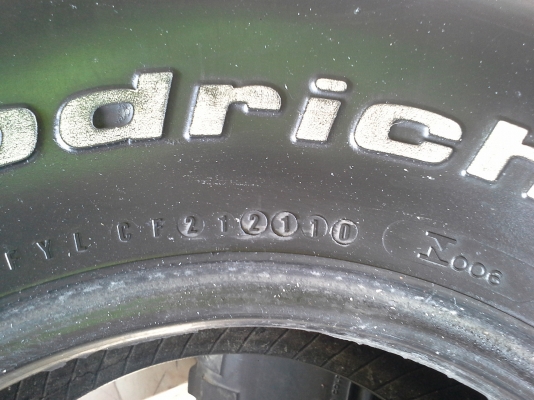 ยางBF goodrich mud km2 ขนาด 33x10.5R15 ปี10(มี2เส้น) ยางBF goodrich mud km2 ขนาด 33x10.5R15 ปี10(มี2เส้น)