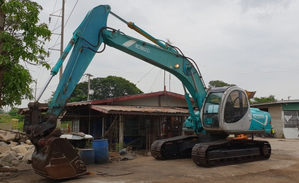 ขายด่วนรถแบคโฮKOBELCO-SK200MARK5มาร์ไฟร์ระบบลายหัวกะแทกรถนอกเพิ่งนำเข้ามายังไม่เคยใช้งานในเมืองไทยเลย